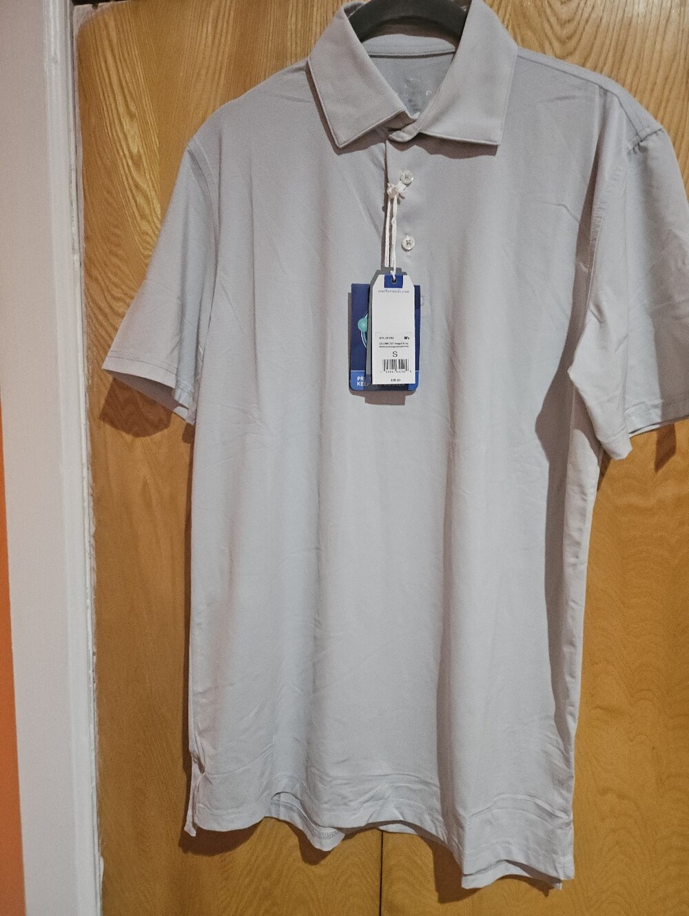 Southern Tide Men's Polo in Light Gray